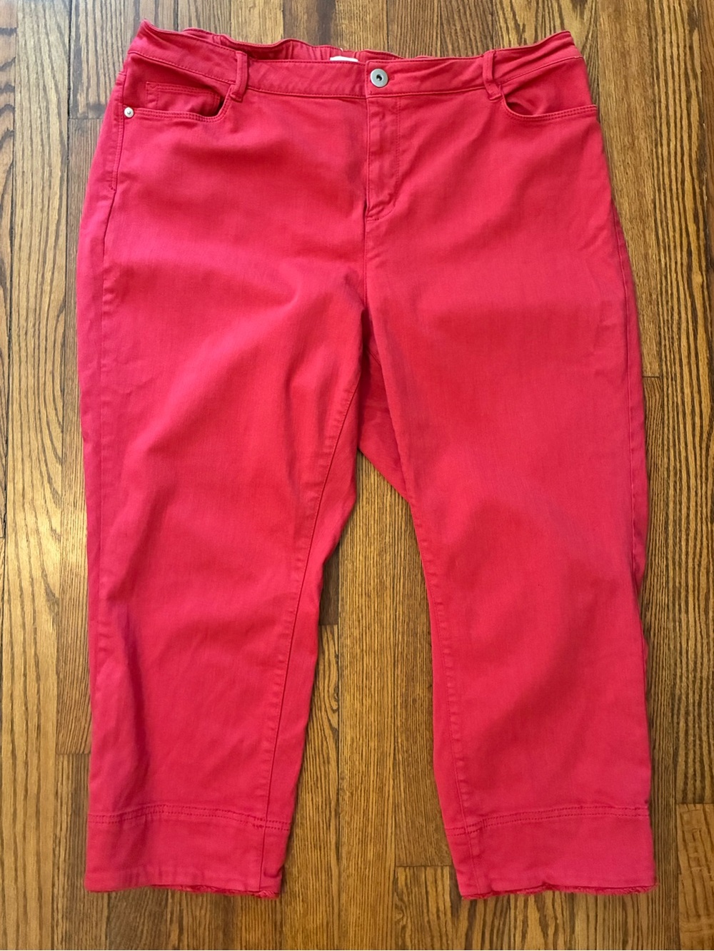 J. Jill Cropped Pants in Red, sz 20W